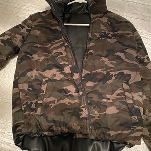 Bomber jacket reversible